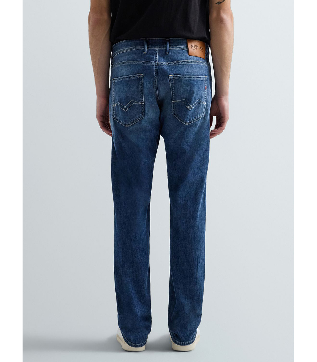 スリムストレートフィットGROVER 超軽量デニム 詳細画像 ブルー 3